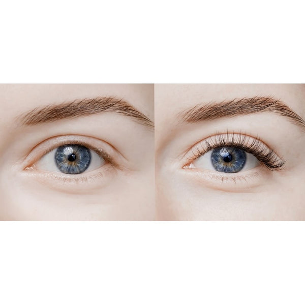 Lash Serum PRO: Wimpern vorher/nachher